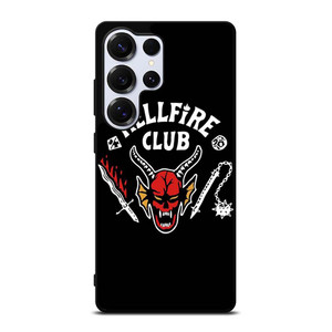 HELLFIRE CLUB STRANGER THINGS BLACK Samsung Galaxy S25 Ultra Case Cover