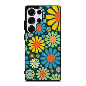 HIPPIE FLOWER PATTERN Samsung Galaxy S25 Ultra Case Cover