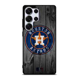 HOUSTON ASTROS BASEBALL MLB WOOD LOGO Samsung Galaxy S25 Ultra Case Cover