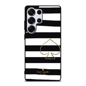 KATE SPADE NEW YORK BLACK STRIPES Samsung Galaxy S25 Ultra Case Cover