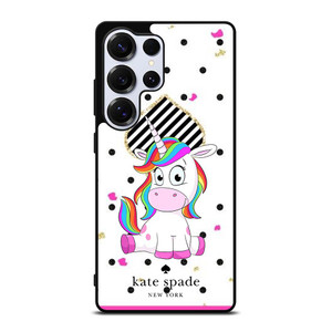 KATE SPADE NEW YORK LOGO CUTE UNICORN Samsung Galaxy S25 Ultra Case Cover