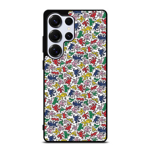 KEITH HARING ART COLORFUL FIGURES Samsung Galaxy S25 Ultra Case Cover
