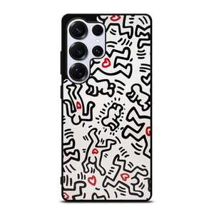 KEITH HARING ART HEART FIGURES Samsung Galaxy S25 Ultra Case Cover