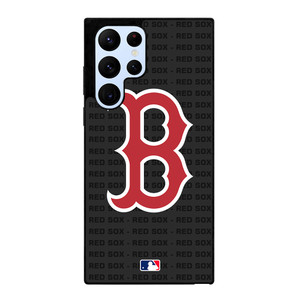 BOSTON RED SOX BASEBALL BLACK Samsung Galaxy S22 Ultra Case Cover