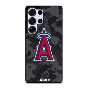 LOS ANGELES ANGELS BASEBALL BLACK CAMO Samsung Galaxy S25 Ultra Case Cover LOS ANGELES ANGELS BASEBALL BLACK CAMO Samsung Galaxy S25 Ultra Case Cover