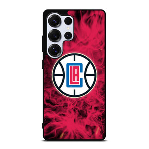 LOS ANGELES CLIPPERS BASKETBALL NBA FIRE Samsung Galaxy S25 Ultra Case Cover
