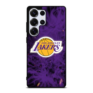 LOS ANGELES LAKERS BASKETBALL NBA FIRE Samsung Galaxy S25 Ultra Case Cover