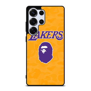 LOS ANGELES LAKERS X BAPE CAMO Samsung Galaxy S25 Ultra Case Cover