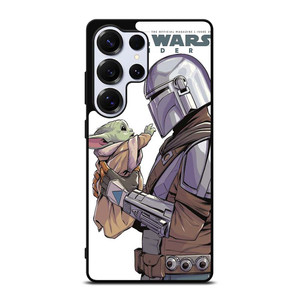 MANDALORIAN AND BABY YODA STAR WARS INSIDER Samsung Galaxy S25 Ultra Case Cover