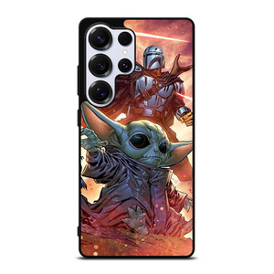MANDALORIAN AND BABY YODA STAR WARS Samsung Galaxy S25 Ultra Case Cover