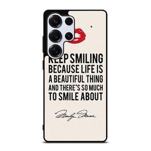 MARILYN MONROE QUOTES Samsung Galaxy S25 Ultra Case Cover