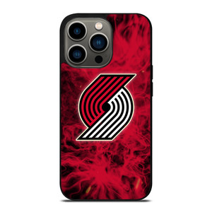 PORTLAND TRAIL BLAZERS BASKETBALL NBA FIRE iPhone 13 Pro Case Cover