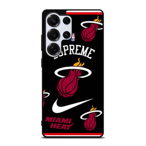 MIAMI HEAT NBA X SUPREME NIKE Samsung Galaxy S25 Ultra Case Cover