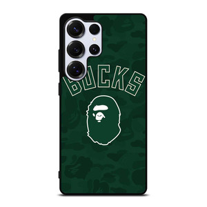 MILWAUKEE BUCKS X BAPE CAMO Samsung Galaxy S25 Ultra Case Cover