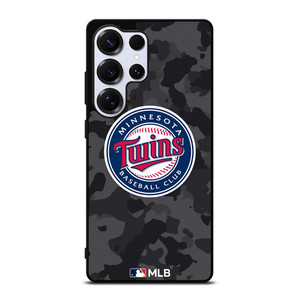 MINNESOTA TWINS BASEBALL BLACK CAMO Samsung Galaxy S25 Ultra Case Cover