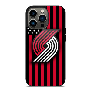 PORTLAND TRAIL BLAZERS NBA USA FLAG iPhone 13 Pro Case Cover