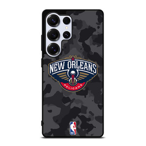 NEW ORLEANS PELICANS BLACK CAMO Samsung Galaxy S25 Ultra Case Cover