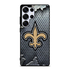 NEW ORLEANS SAINTS BROKEN METAL Samsung Galaxy S25 Ultra Case Cover