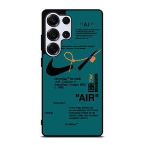NIKE AIR OFF WHITE TOSCA Samsung Galaxy S25 Ultra Case Cover