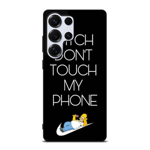 NIKE HOMER SIMPSON DONT TOUCH MY PHONE Samsung Galaxy S25 Ultra Case Cover