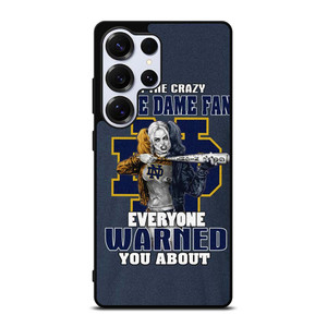 NOTRE DAME FIGHTING HARLEY QUINN Samsung Galaxy S25 Ultra Case Cover