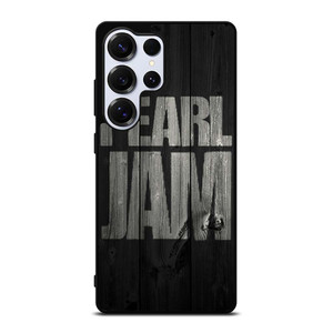 PEARL JAM ROCK BAND WOODEN LOGO Samsung Galaxy S25 Ultra Case Cover