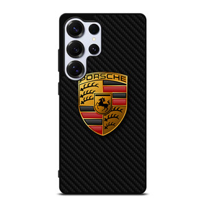 PORSCHE AUTOMOBILE CARBON FIBER Samsung Galaxy S25 Ultra Case Cover