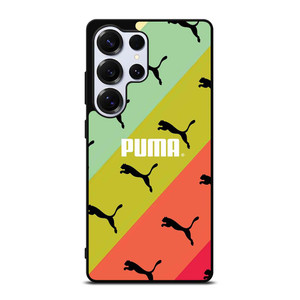 PUMA LOGO STRIPE PATTERN Samsung Galaxy S25 Ultra Case Cover