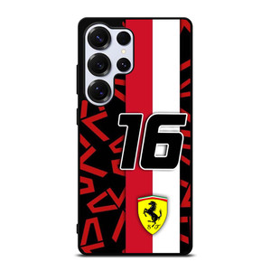 SCUDERIA FERRARI CHARLES LECLERC F1 FORMULA ONE Samsung Galaxy S25 Ultra Case Cover