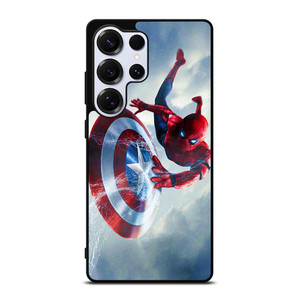 SPIDERMAN X CAPTAIN AMERICA Samsung Galaxy S25 Ultra Case Cover