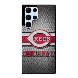 CINCINNATI RED MLB BASEBALL METAL Samsung Galaxy S22 Ultra Case Cover