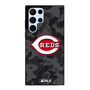 CINCINNATI REDS BASEBALL BLACK CAMO Samsung Galaxy S22 Ultra Case Cover