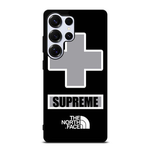SUPREME X THE NORTH FACE GREY Samsung Galaxy S25 Ultra Case Cover