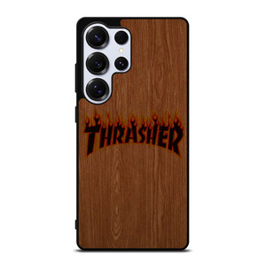 THRASHER SKATEBOARD WOODEN LOGO Samsung Galaxy S25 Ultra Case Cover