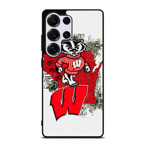 WISCONSIN BADGERS UNIVERSITY FOOTBALL LOGO Samsung Galaxy S25 Ultra Case Cover