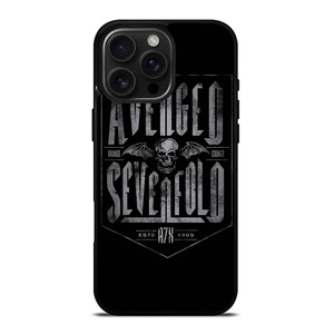 A7X AVENGED SEVENFOLD LOGO iPhone 16 Pro Max Case Cover