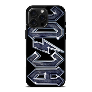 ACDC METAL CARBON LOGO iPhone 16 Pro Max Case Cover ACDC METAL CARBON LOGO iPhone 16 Pro Max Case Cover