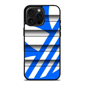ADIDAS SLICED LOGO BLUE  iPhone 16 Pro Max Case Cover
