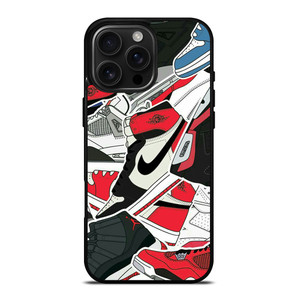 AIR JORDAN NIKE COLLAGE 2 iPhone 16 Pro Max Case Cover AIR JORDAN NIKE COLLAGE 2 iPhone 16 Pro Max Case Cover