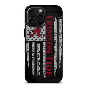 ALABAMA CRIMSON TIDE FLAG MLS iPhone 16 Pro Max Case Cover