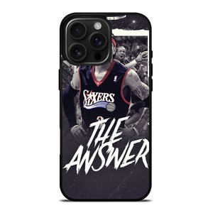 ALLEN IVERSON SIXERS BASKETBALL iPhone 16 Pro Max Case Cover