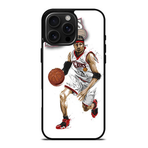 ALLEN IVERSON SIXERS NBA BASKETBALL iPhone 16 Pro Max Case Cover
