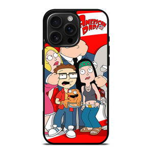 AMERICAN DAD USA FLAG iPhone 16 Pro Max Case Cover