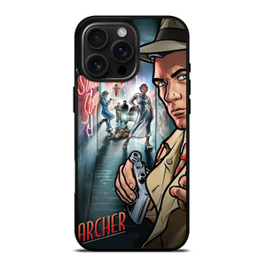 ARCHER CARTOON MOVIE POSTER iPhone 16 Pro Max Case Cover