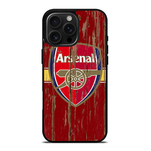 ARSENAL FC WOODEN LOGO iPhone 16 Pro Max Case Cover ARSENAL FC WOODEN LOGO iPhone 16 Pro Max Case Cover