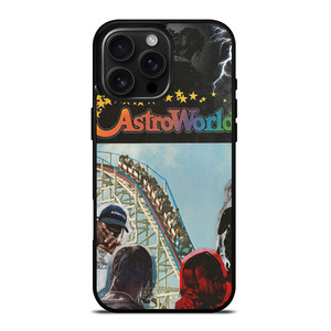 ASTROWORLD TRAVIS SCOTT COLLAGE iPhone 16 Pro Max Case Cover