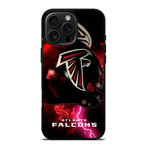 ATALANTA FALCONS LIGHTNING HELMET iPhone 16 Pro Max Case Cover