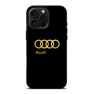 AUDI CAR GOLD LOGO iPhone 16 Pro Max Case Cover AUDI CAR GOLD LOGO iPhone 16 Pro Max Case Cover