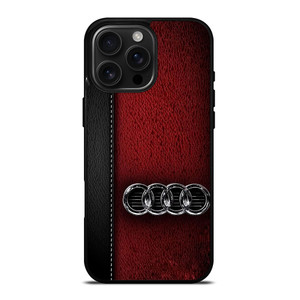 AUDI CAR RED LEATHER iPhone 16 Pro Max Case Cover AUDI CAR RED LEATHER iPhone 16 Pro Max Case Cover