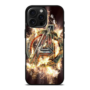 AVENGERS FIRE LOGO iPhone 16 Pro Max Case Cover